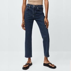 Mango Slim mid-rise cropped jeans size US 1 / EUR 32